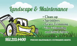 Business Card Template - Landscaping - Lawnmower- Cartoon