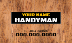 Business Card Template - Handy Man - 001