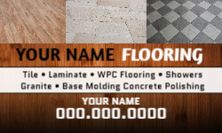Business Card Template - Flooring - 002 