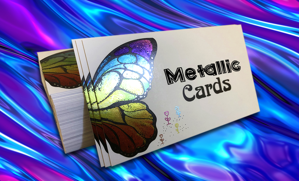Metallic Business Cards