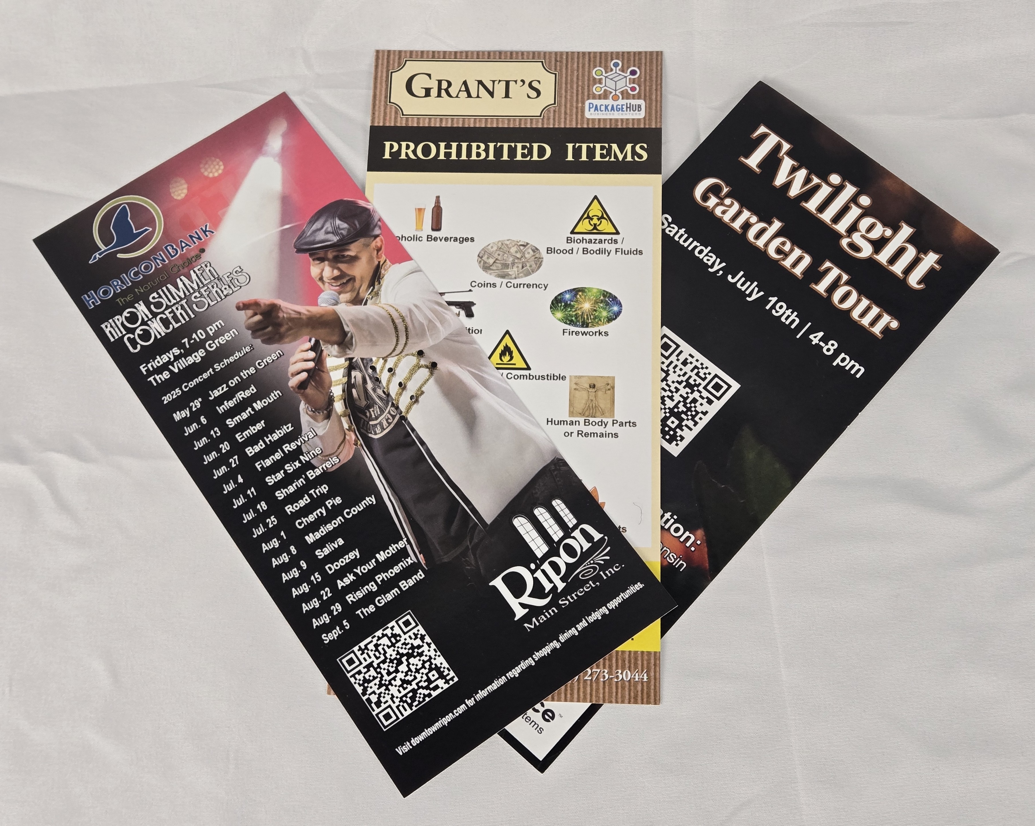 Rack Cards - Grant's PackageHub
