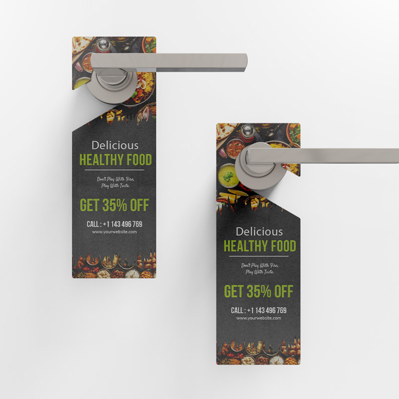 Custom Two-Sided Door Hangers
