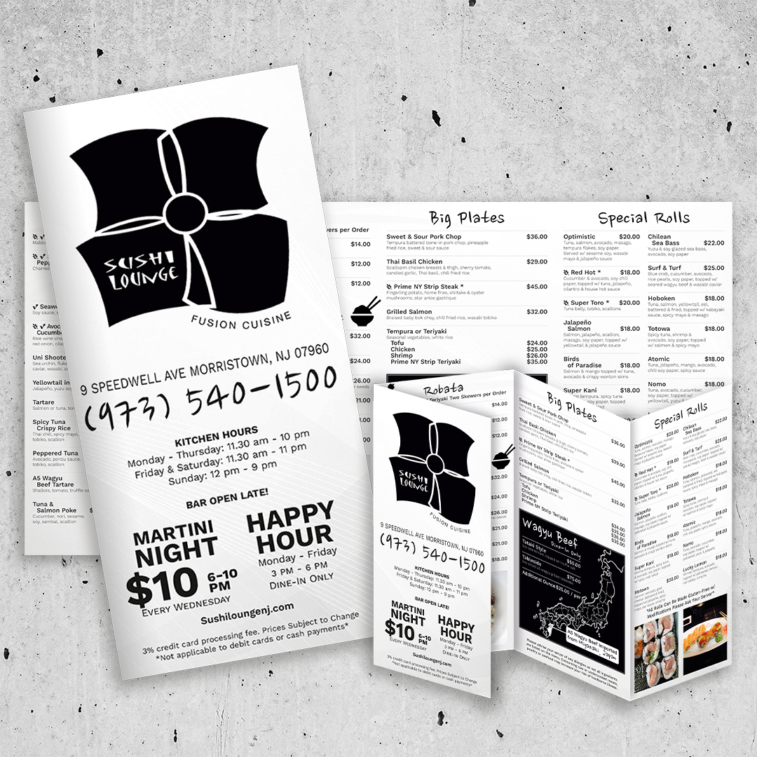 Takeout Menus 4