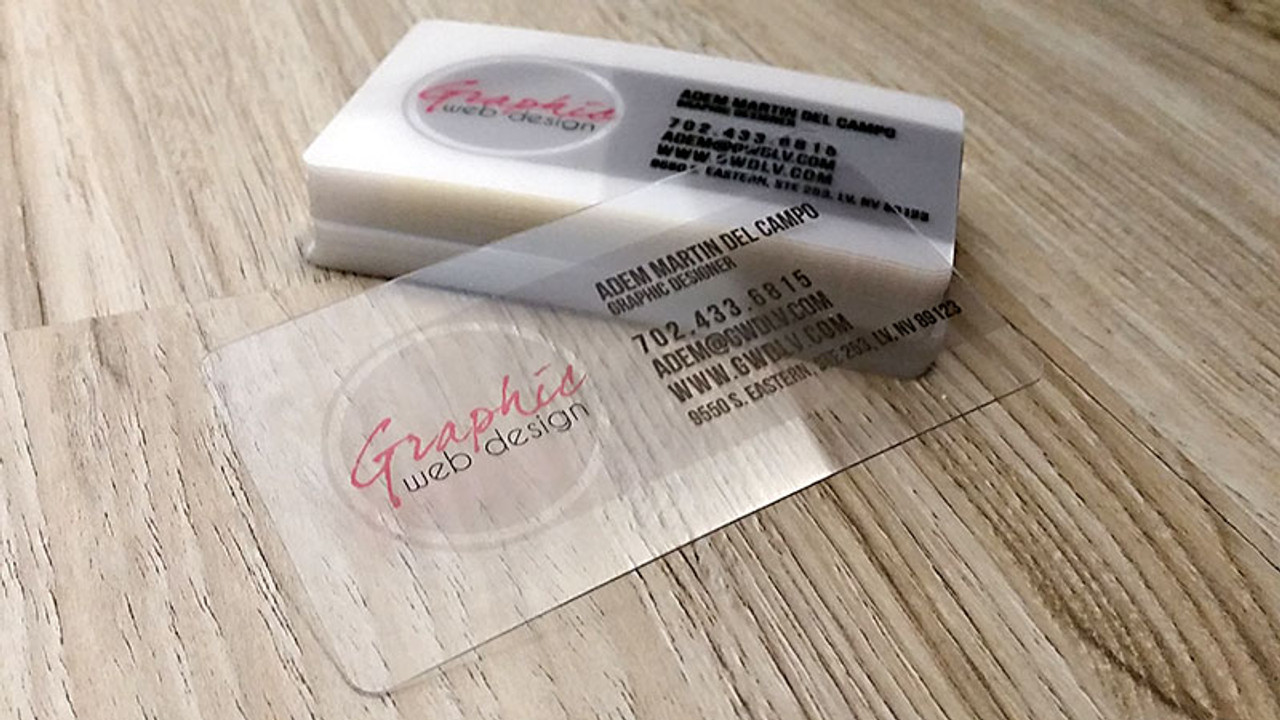 Plastic Business Cards 2