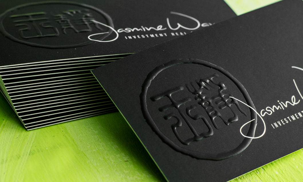 Raised Spot UV Business cards - Graphink Print and Design