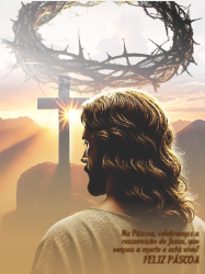 Adesivo Jesus Ressuscitou