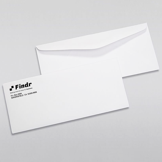 #10 Envelopes - Black Ink - Quick Turn