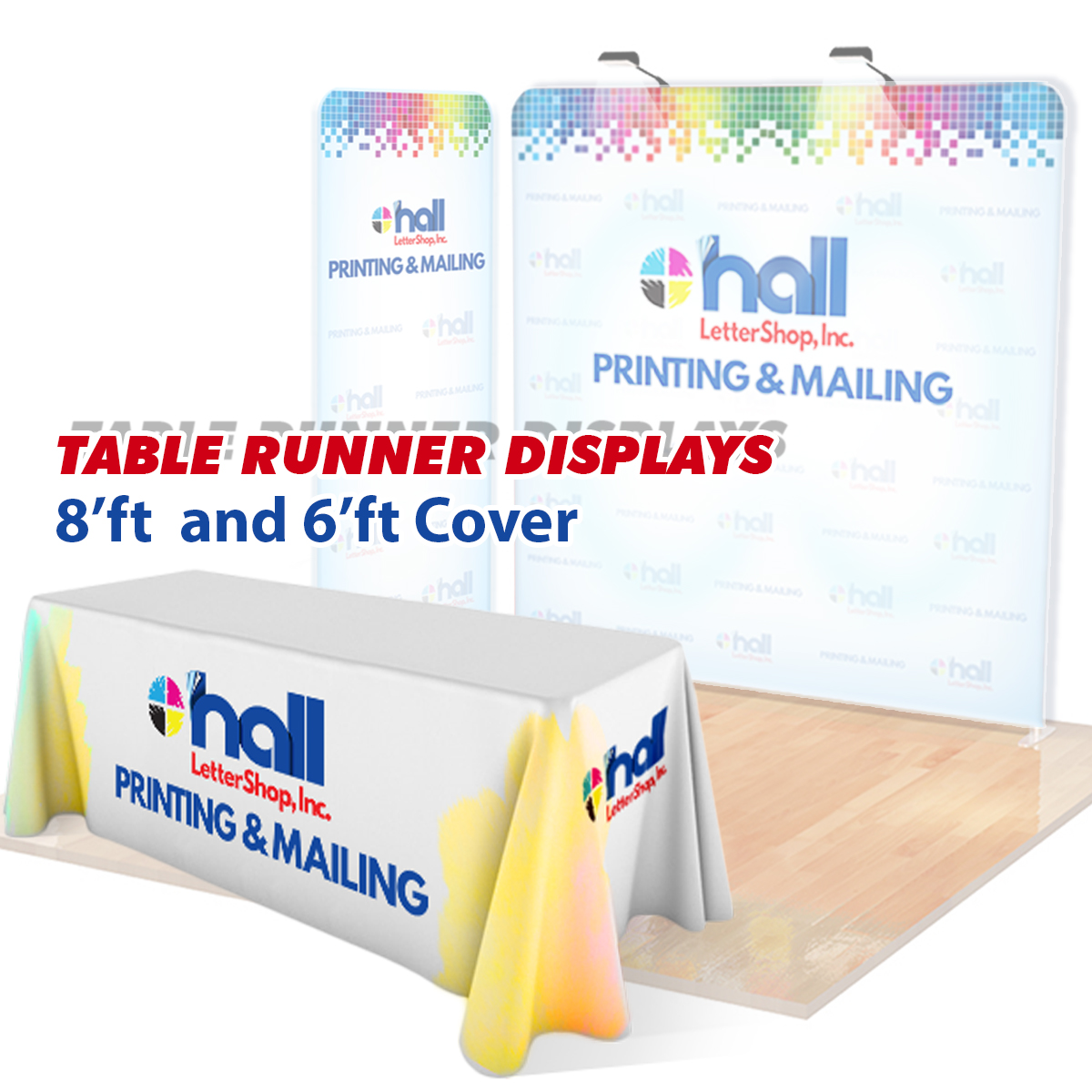 Table Throw with Custom Graphic Design