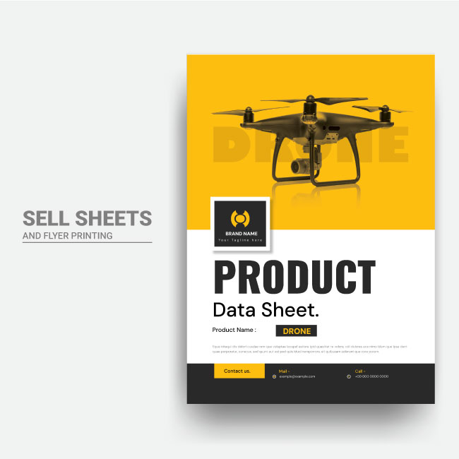 Sell Sheets - 8.5" x 11" Digital Quick Turn