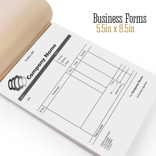 Carbonless Business Forms Full-Page Print