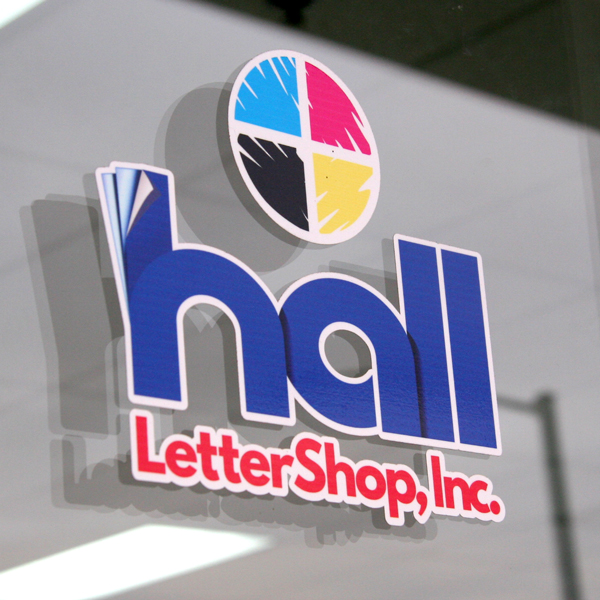 Standard Window Decals in Full Color UV Printing