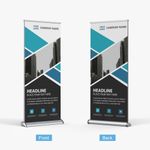Deluxe Retractable 2 Side Banner Stand 1