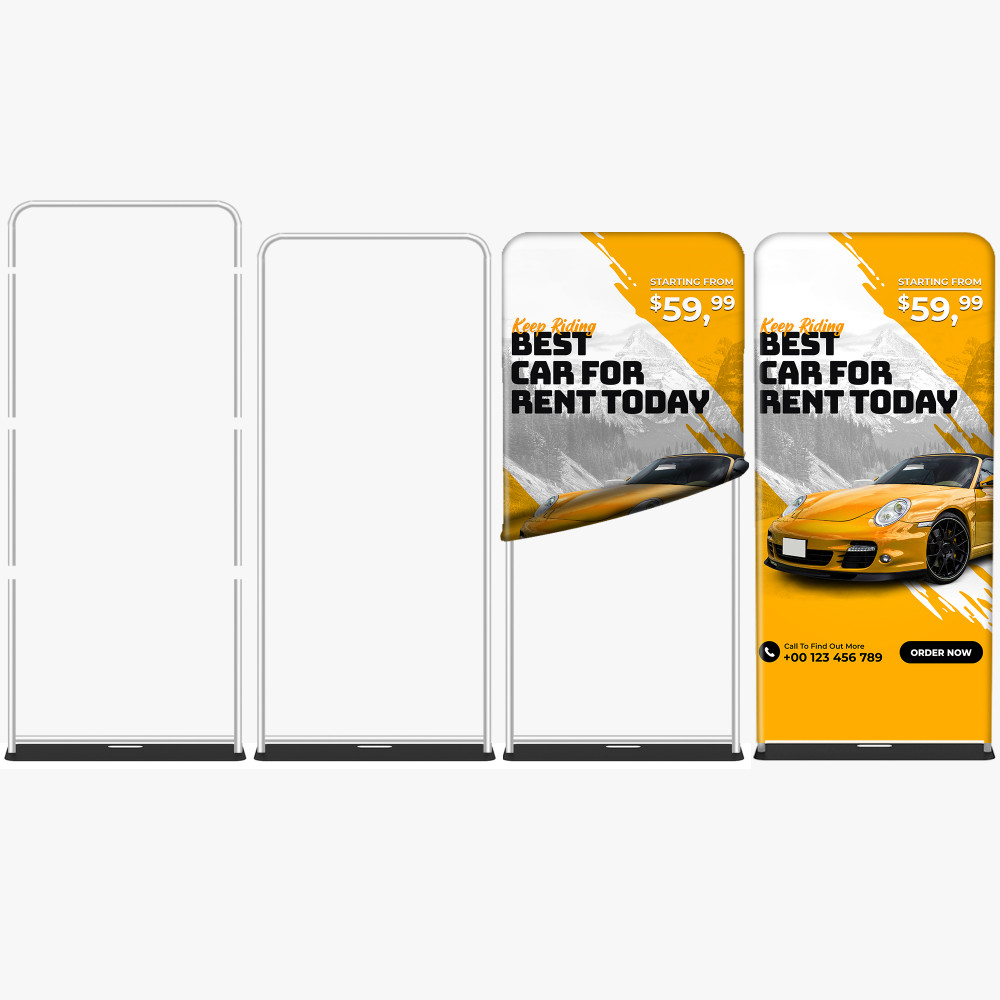 Tension Fabric Stand 2