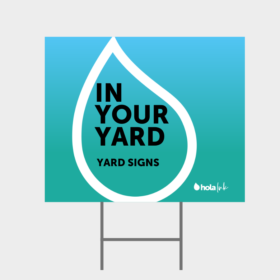 Yard Sign-Rigid Signs & Magnets