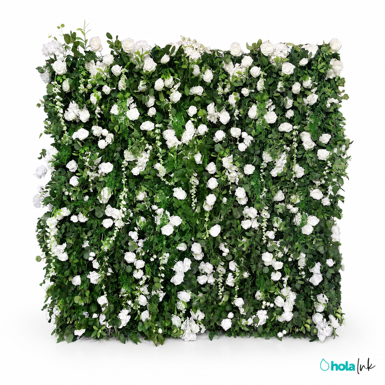 011-White Rose Greenery