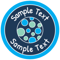 Bubbles - Arched Text