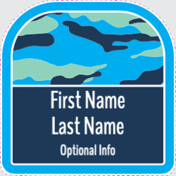 Square Camo Template