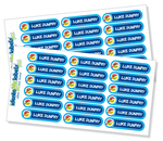 small rectangle name labels sheets