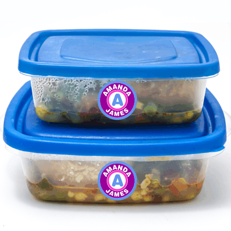 Large Round Durable Labels