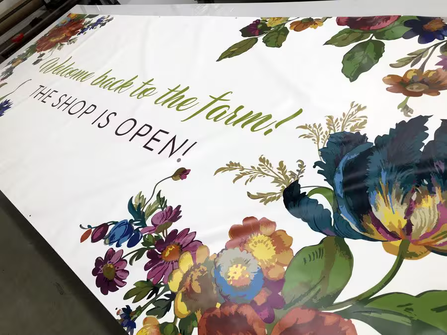 Welcome banner