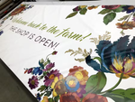 Welcome banner