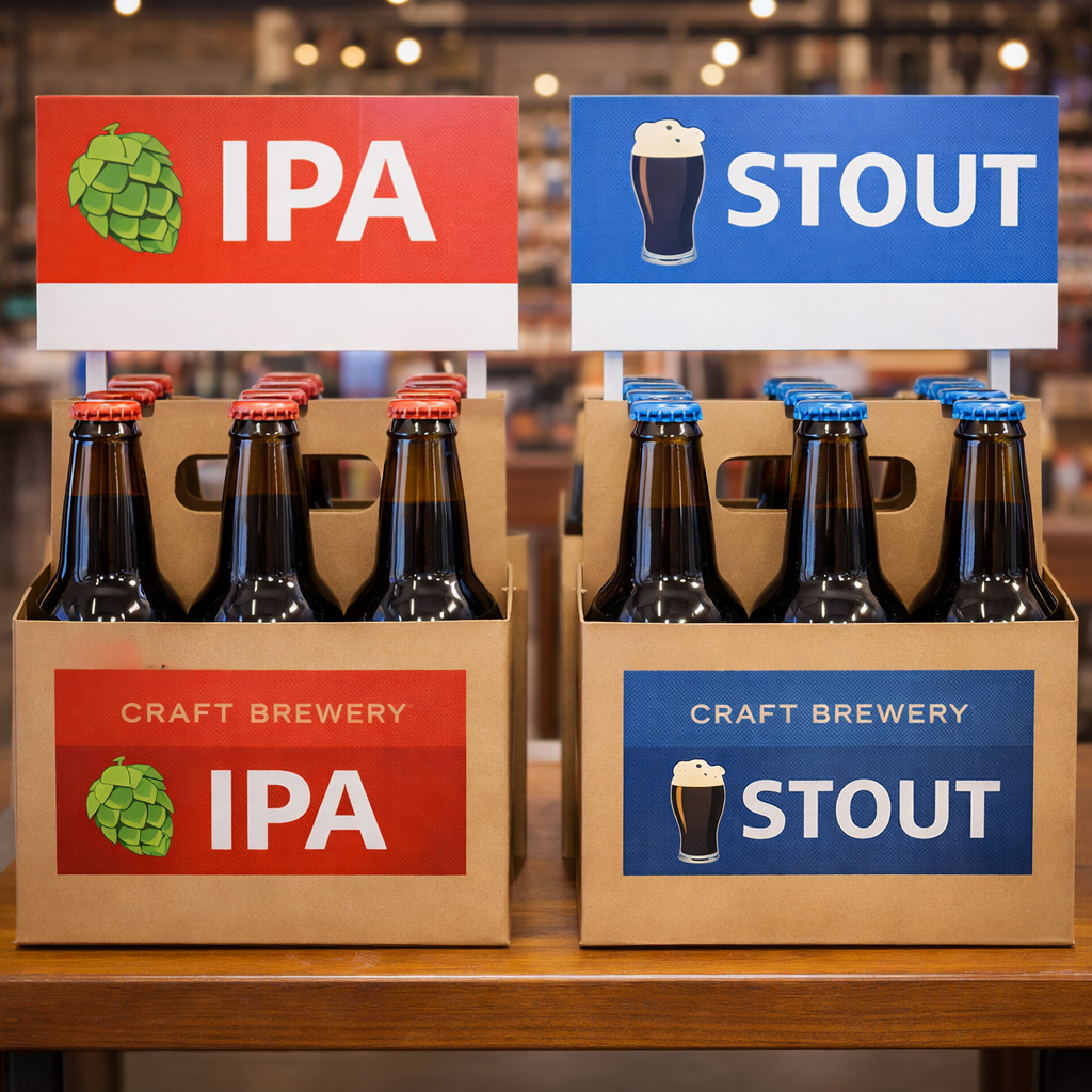 Polystyrene indoor sign