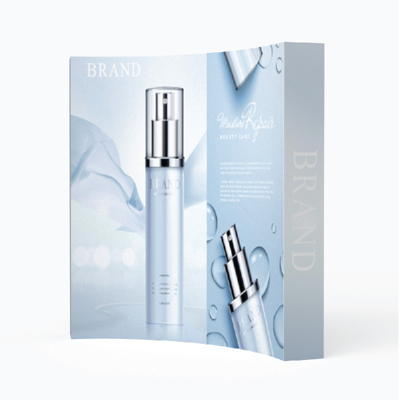 8' Curva tela de velcro emergente pantalla