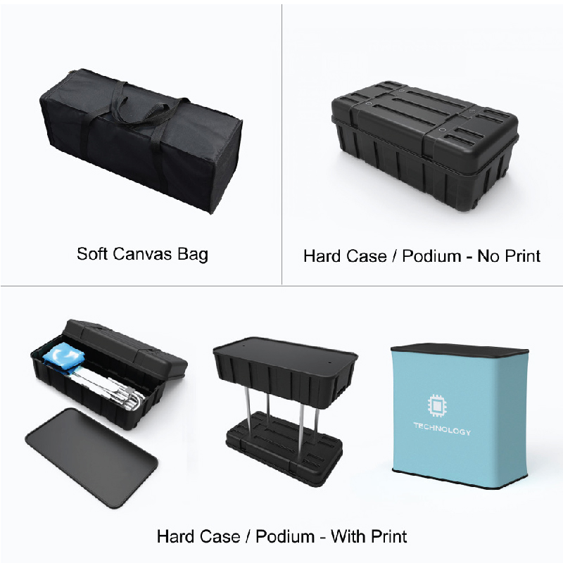 10' Curve Velcro Fabric Pop Up Display 4