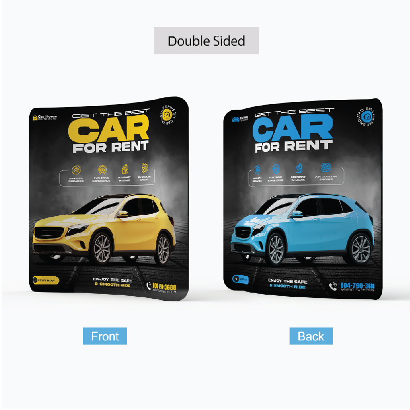 8' 弧形张力展示布架 3