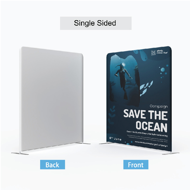 8' 平面形张力展示布架 2