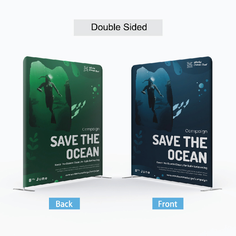 8' 平面形张力展示布架 3