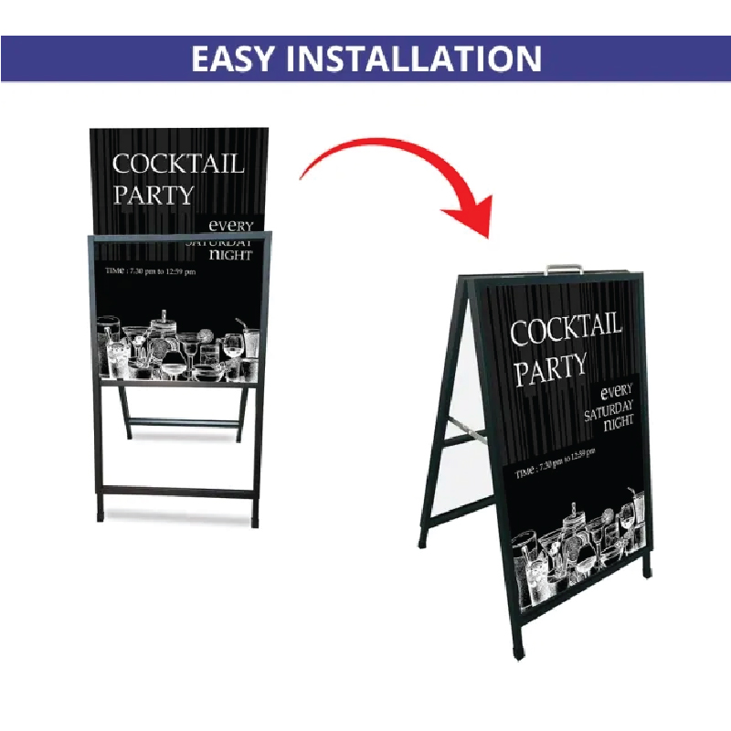 Metal Sidewalk A-Frame 4