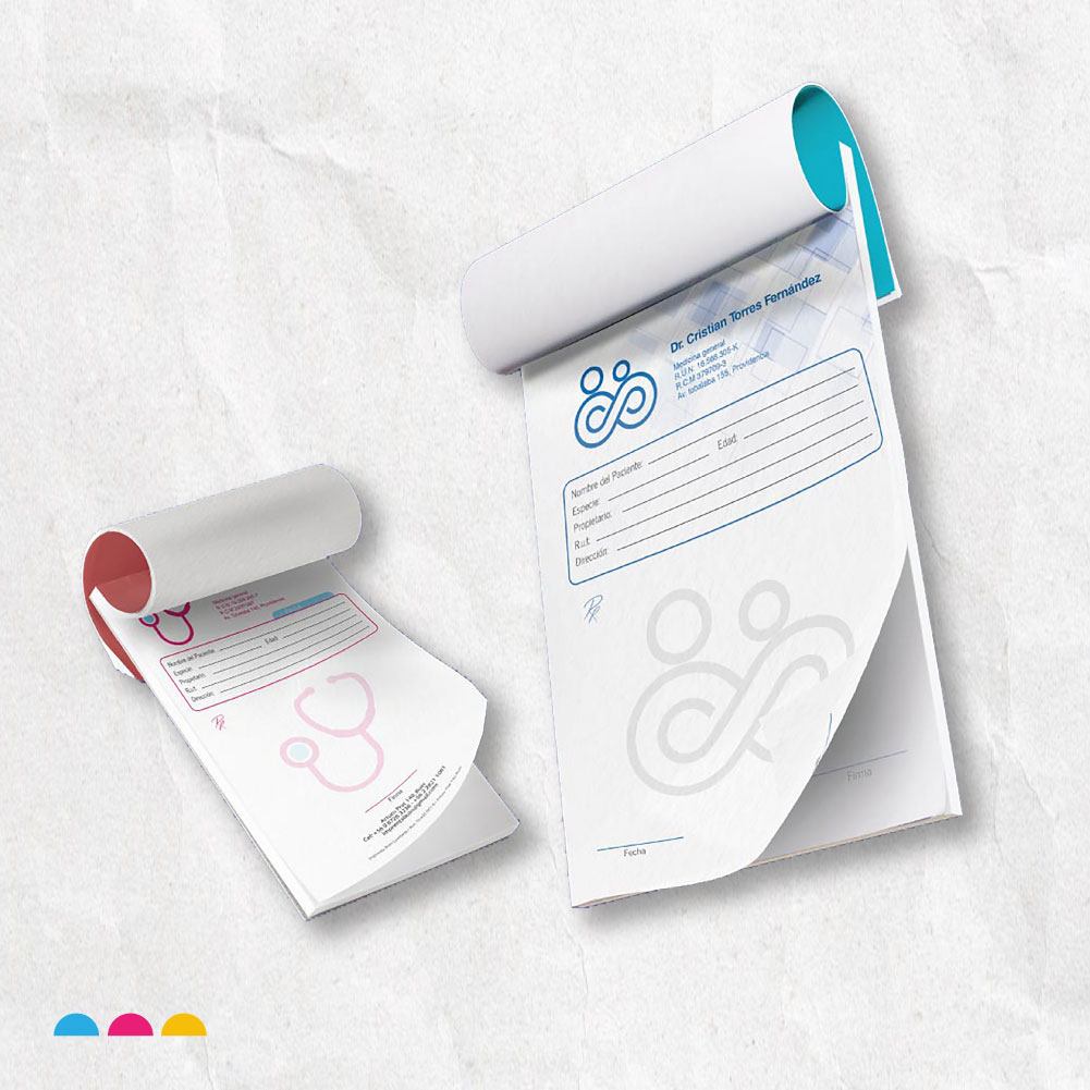 Talonario media carta