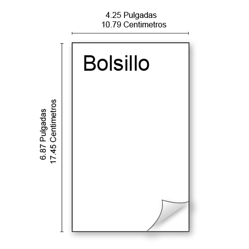 Tamaño Bolsillo - Engrapada