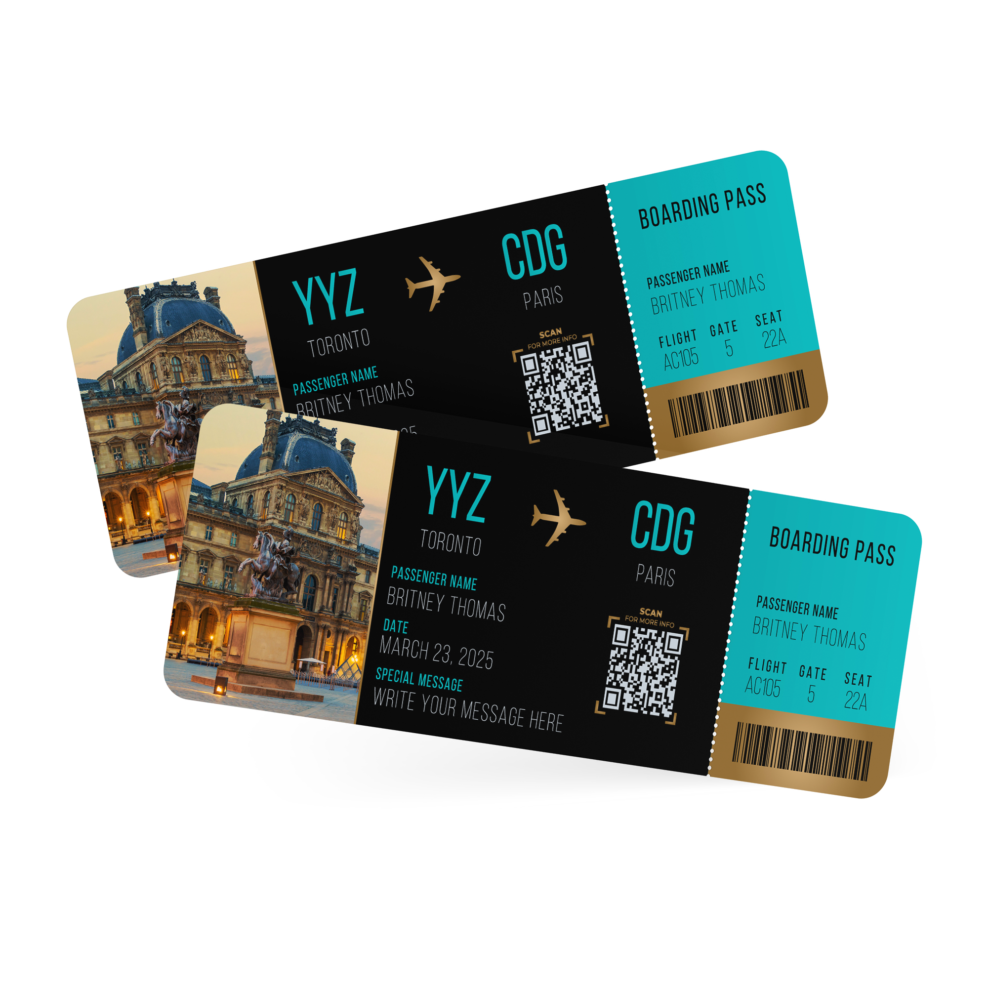 Tear Cards (Perforated)