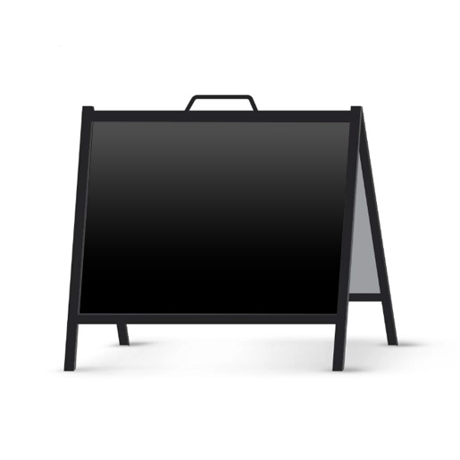 24x18 A-Frame (Black Metal)