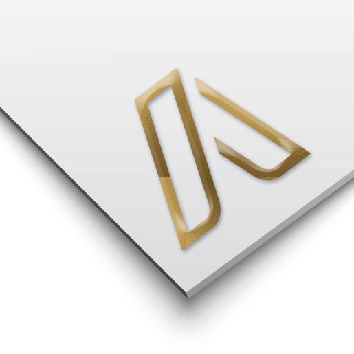 Raised Metallic Foil - Front Side Only