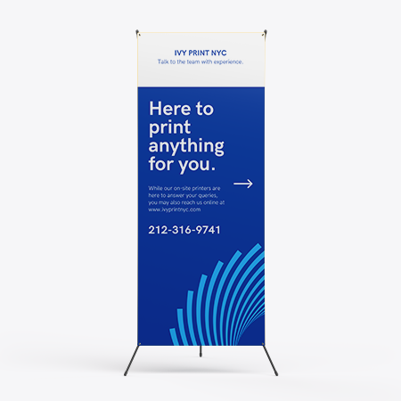 23" x 63" X-Banner