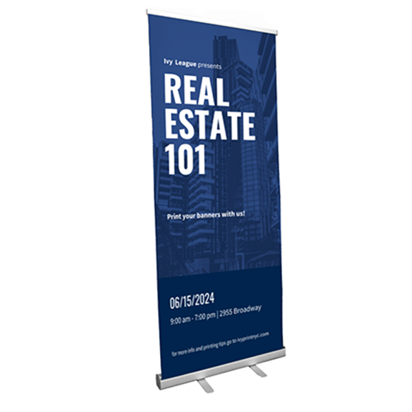 33" x 79" Retractable Banner