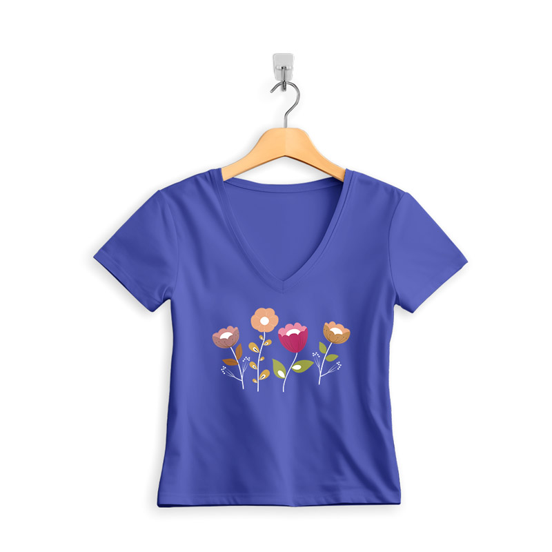 Women Vneck Tshirt 4
