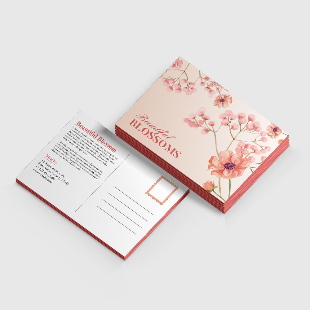 Painted-Edge Postcards