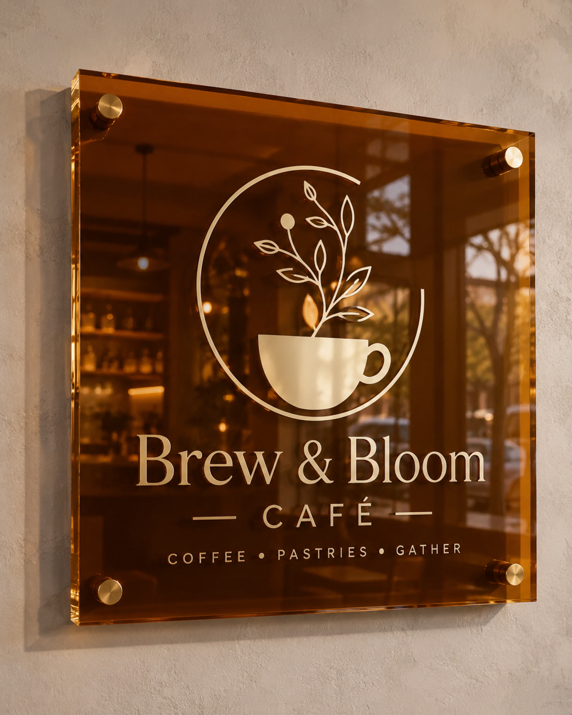 Acrylic Business Logo