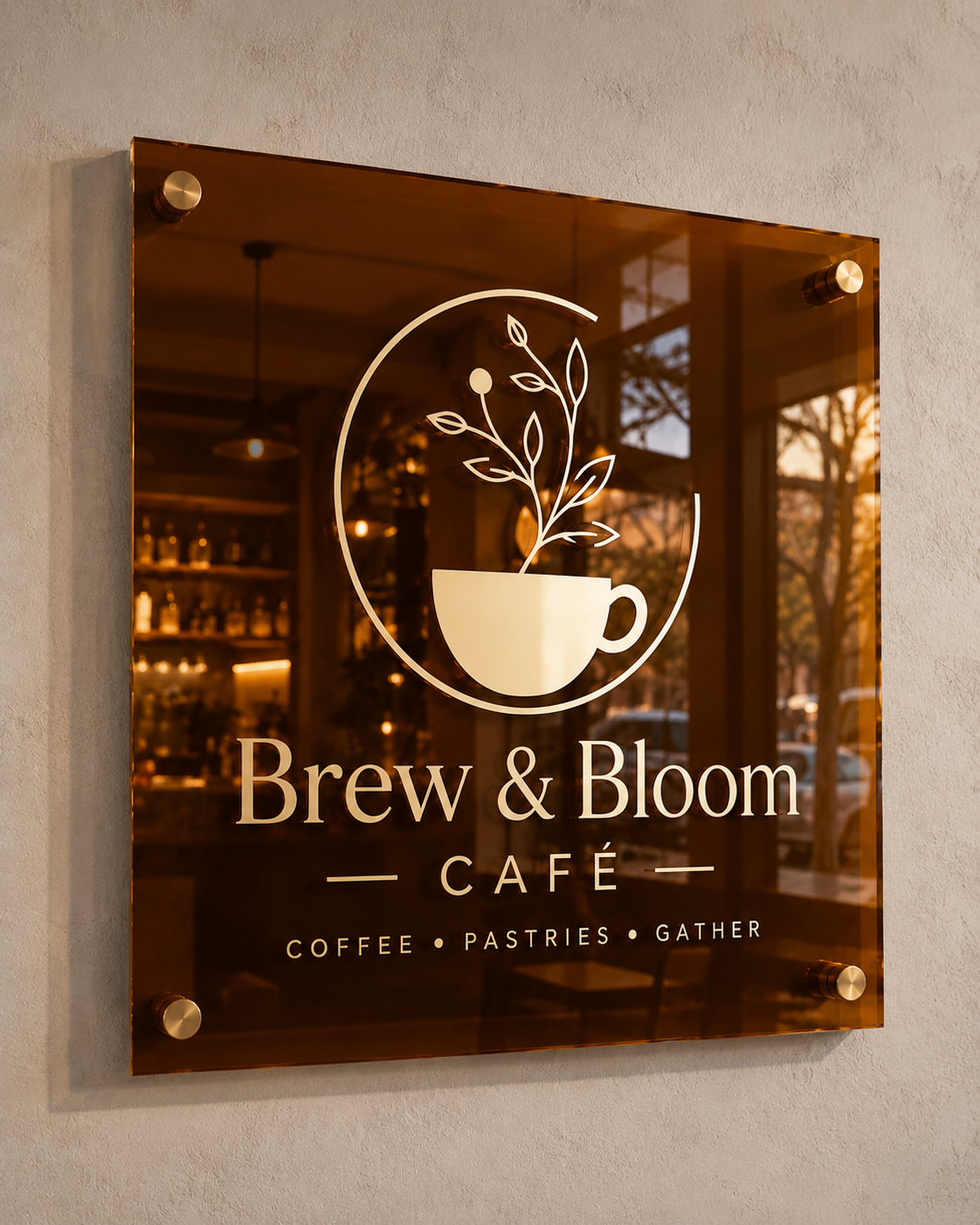 Acrylic Business Logo 5