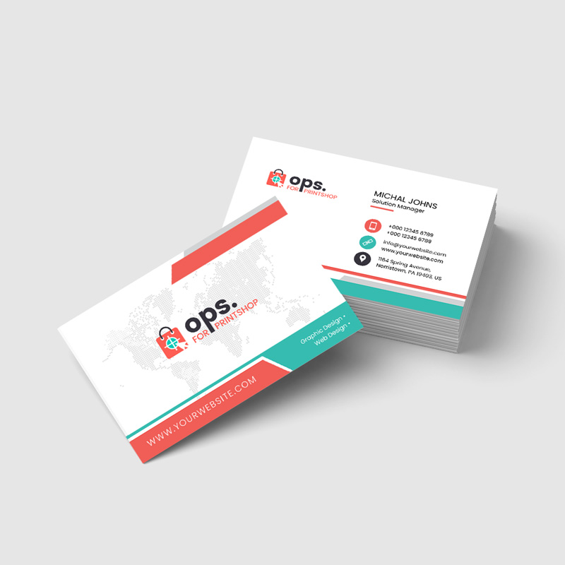 Standard Business Card<br>Raised Print