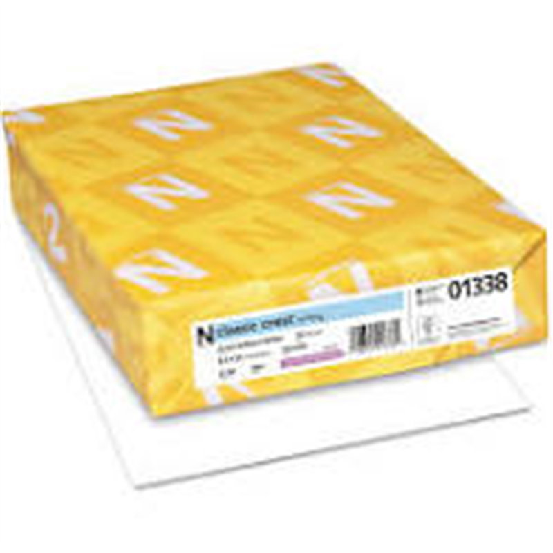 Carton of Avon White 24# Classic Crest (5000 sheets)