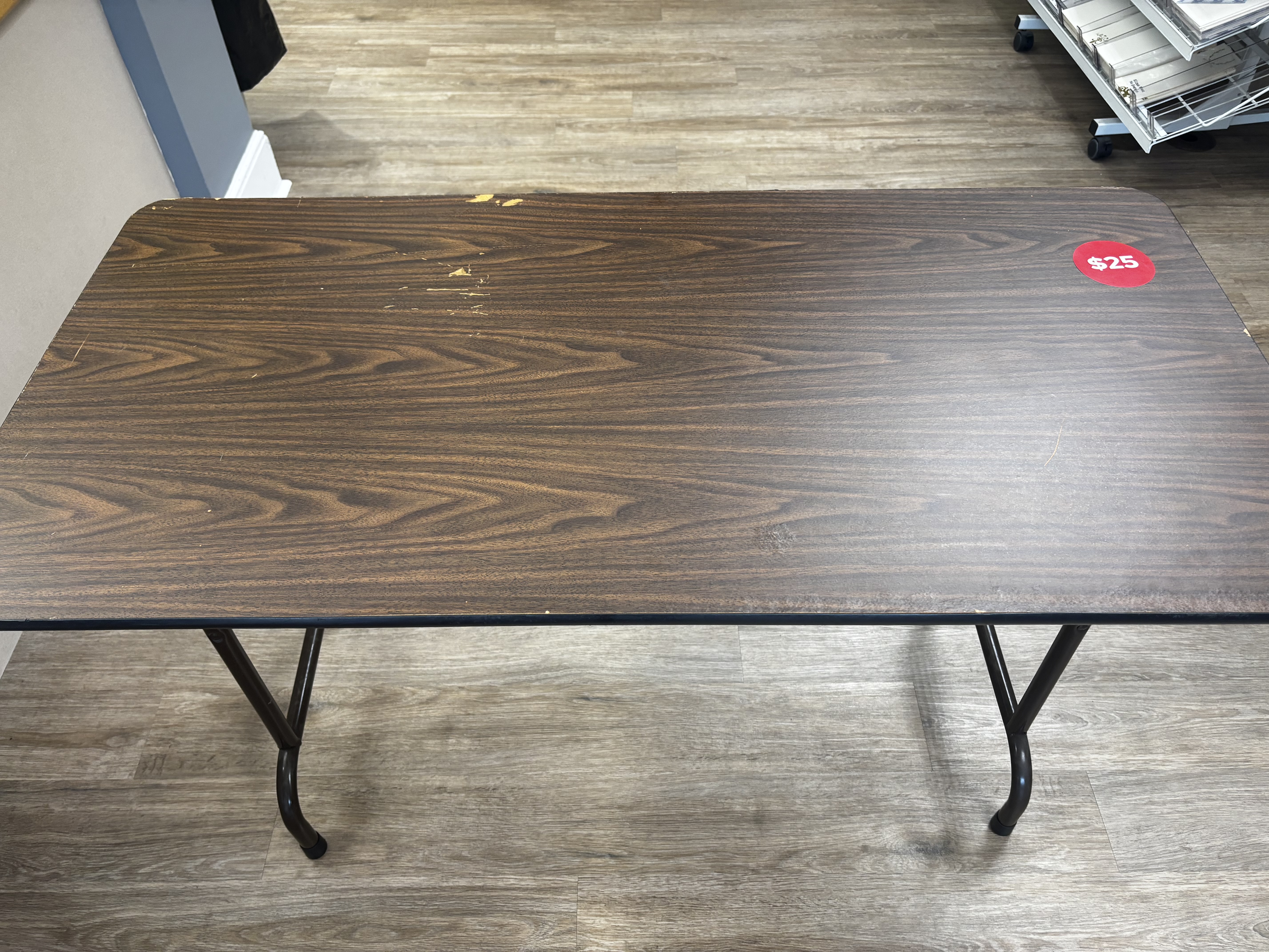 Brown Folding Table 24x48