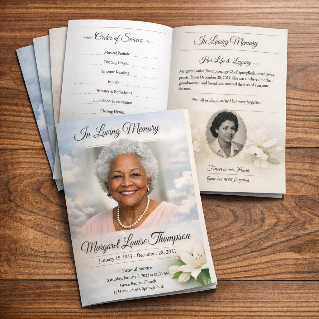 Funeral Programs 1