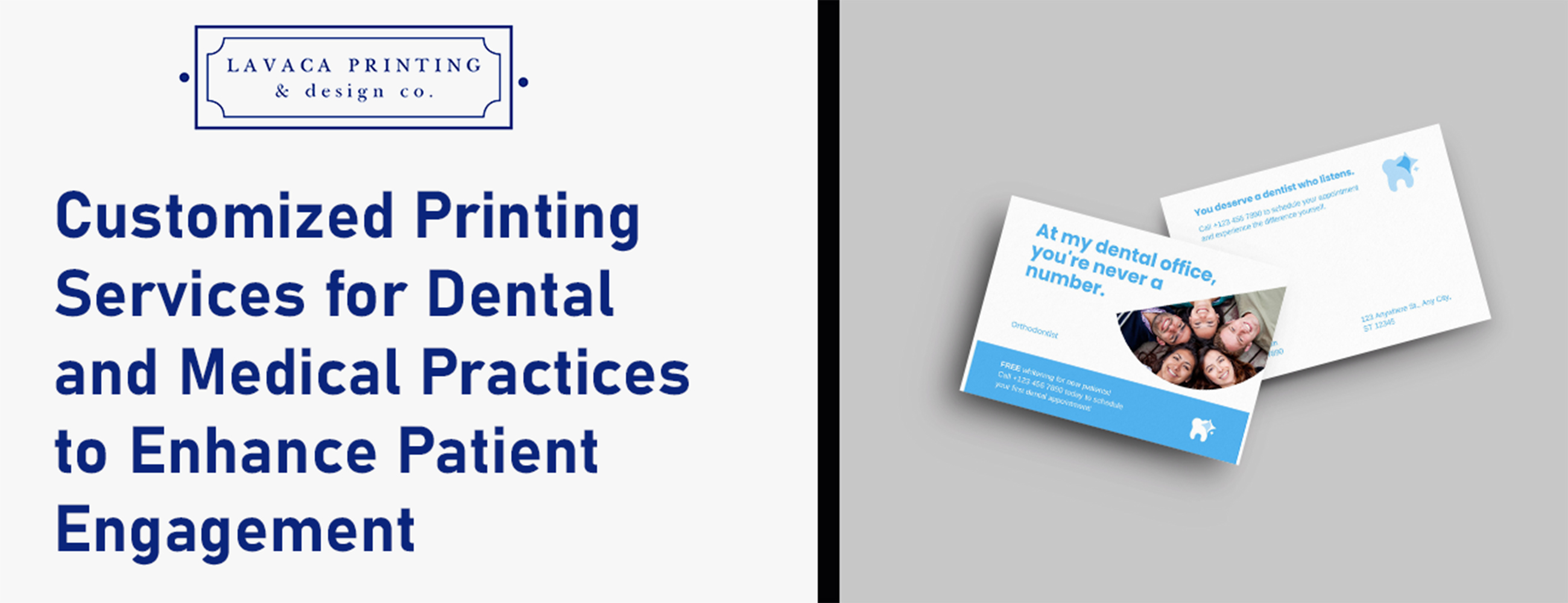 Customized Printing Services for Dental and Medical Practices to Enhance Patient Engagement