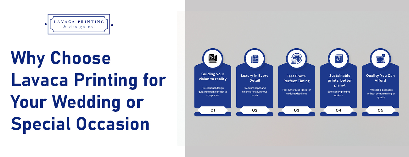 Why Choose Lavaca Printing for Your Wedding or Special Occasion