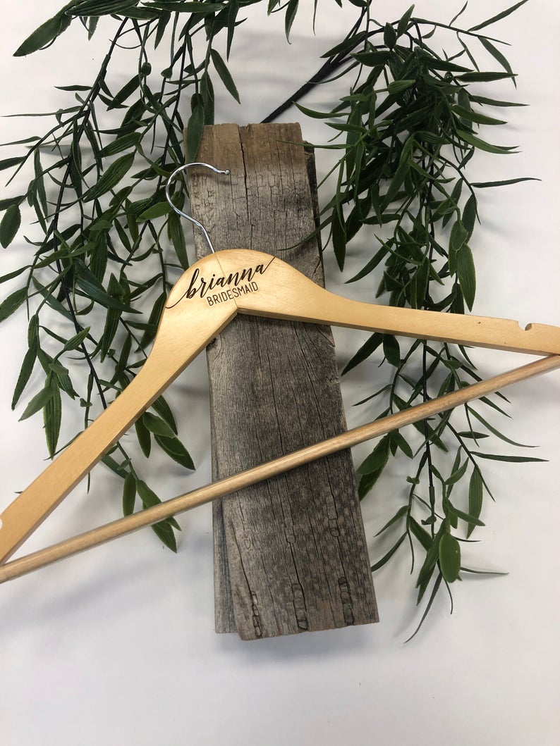 Engraved Bridesmaid Hanger